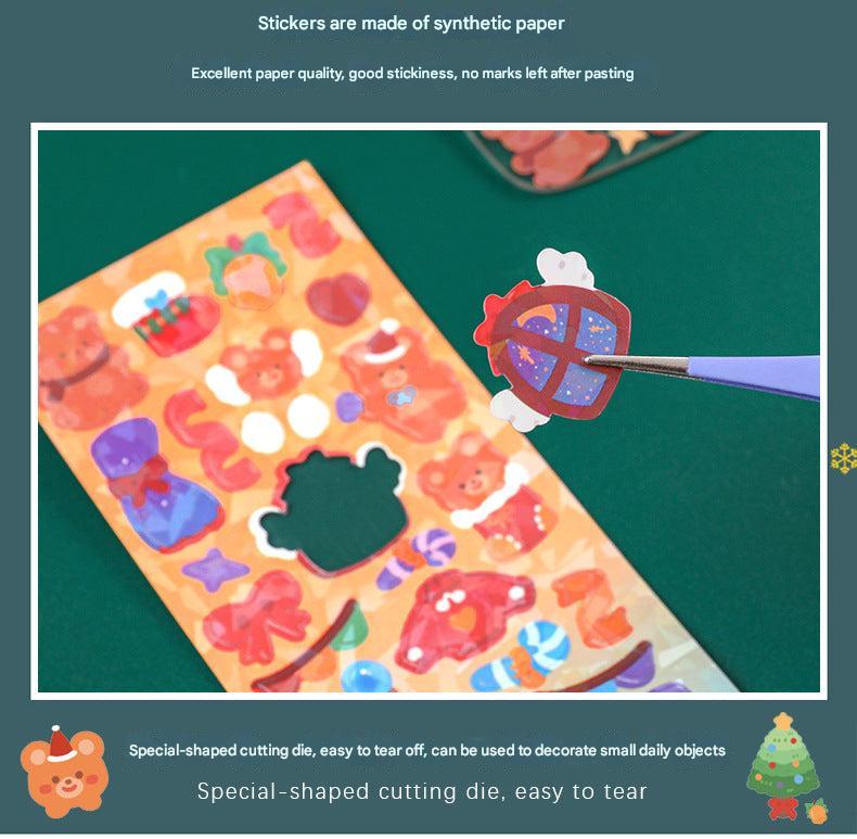 vivid snowman decoration sticker
