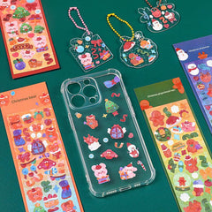 bunny character sticker for holiday crafts