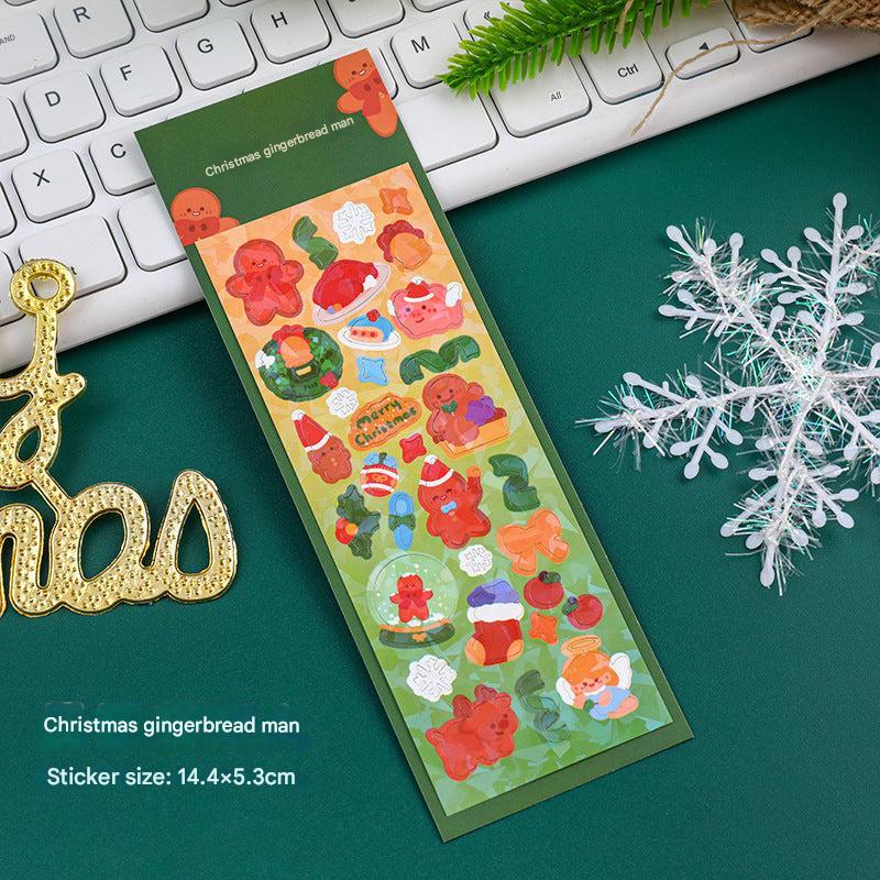 vivid snowman decoration sticker