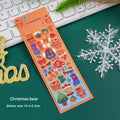 teddy bear sticker for personalising gifts