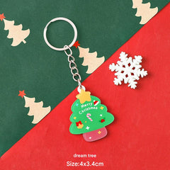 Christmas reindeer acrylic keychain design 1