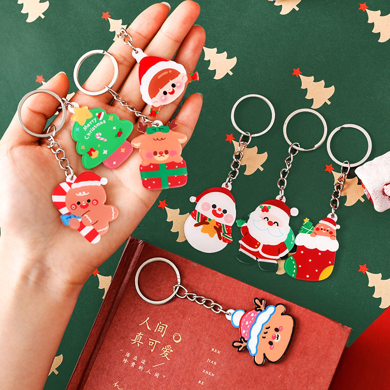 Lightweight acrylic holiday keychain 4