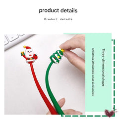 reindeer design festive gel pen