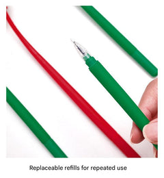 fine point nib of Christmas gel pen