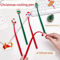 reindeer design festive gel pen