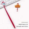 set of five Christmas themed gel pens