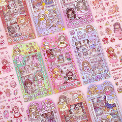 Charming Cartoon Stickers for Scrapbooking Image 3