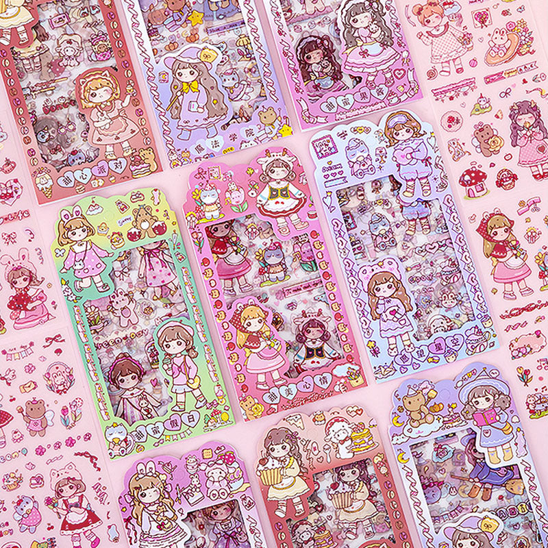 Charming Cartoon Stickers for Scrapbooking Image 3