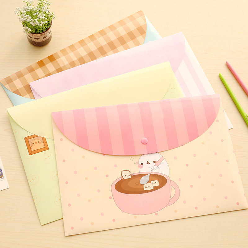 Fun cartoon pattern school document pouch