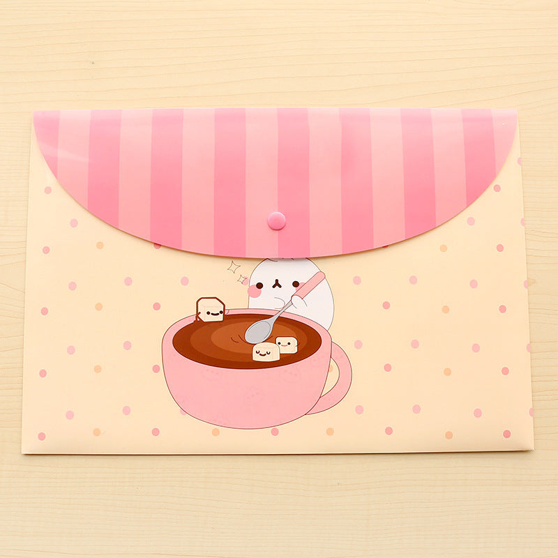 School supply cartoon document folder