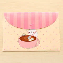 School supply cartoon document folder