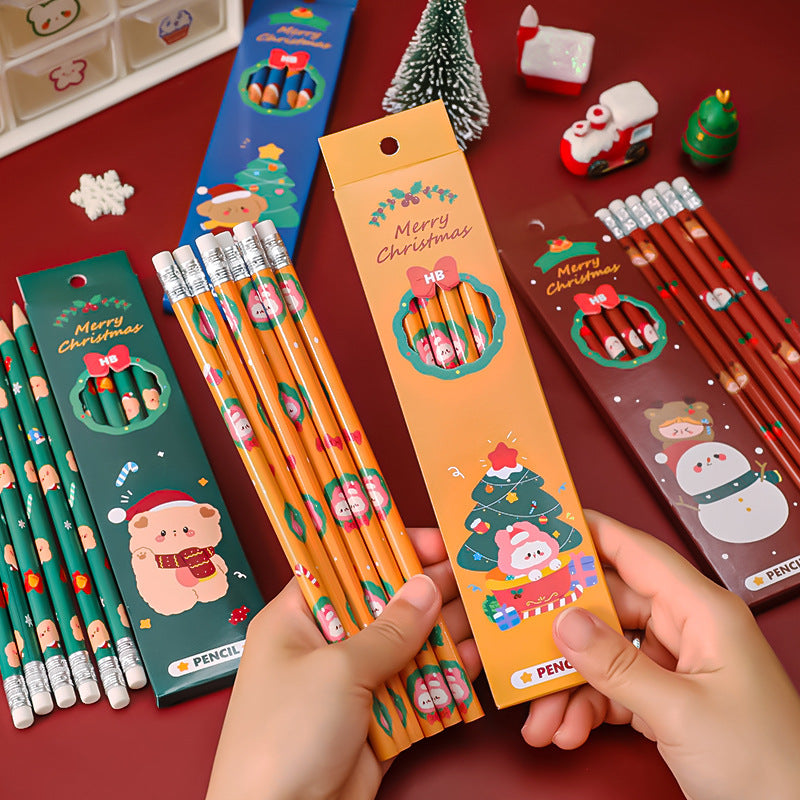 Creative pencil set in festive packaging for kids