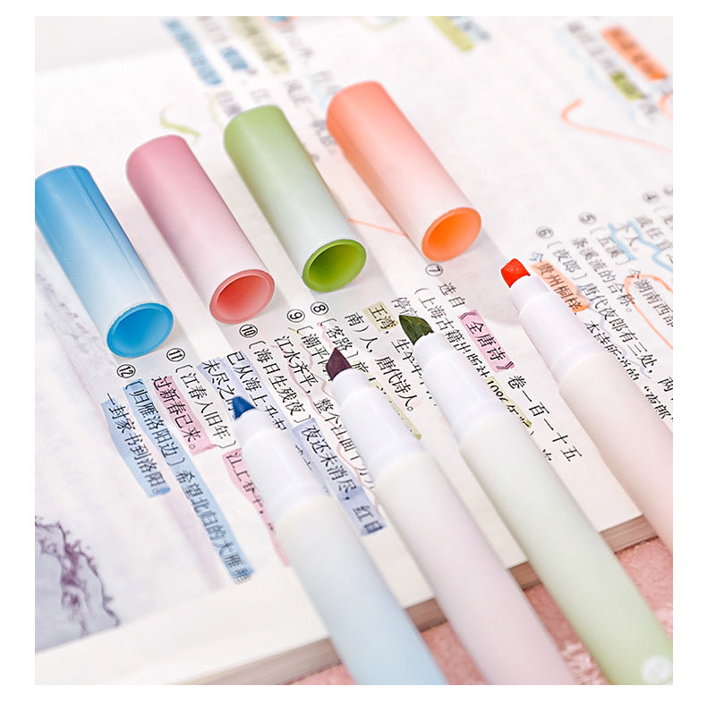 Stylish packaging of highlighter pens for gifting
