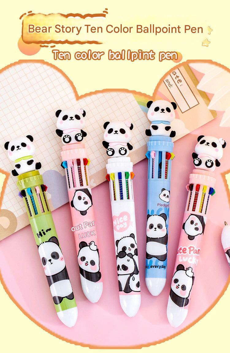 Charming design of the cute panda print pen