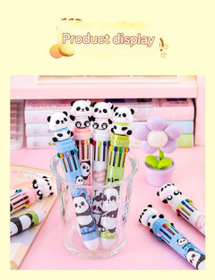 Close-up of the pen's clip and button details