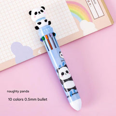 Close-up of the pen's clip and button details