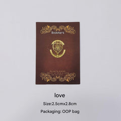 Decorative animal motif bookmark with birdcage design