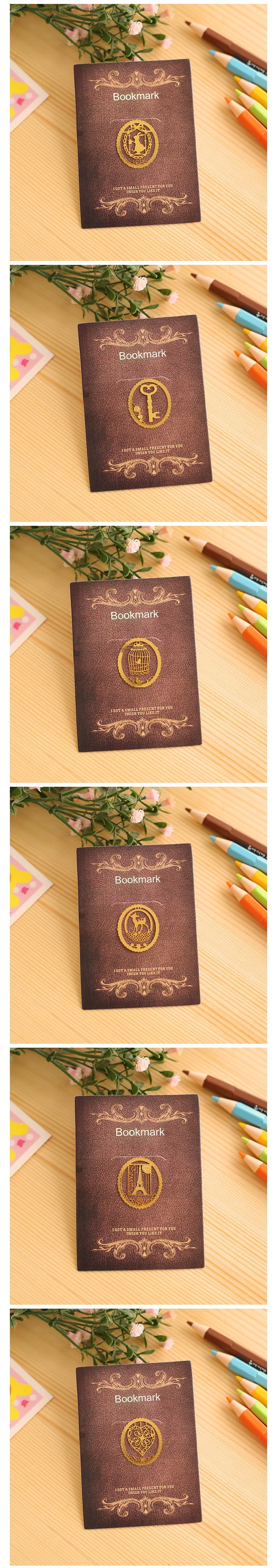 Cute rabbit motif bookmark crafted from metal