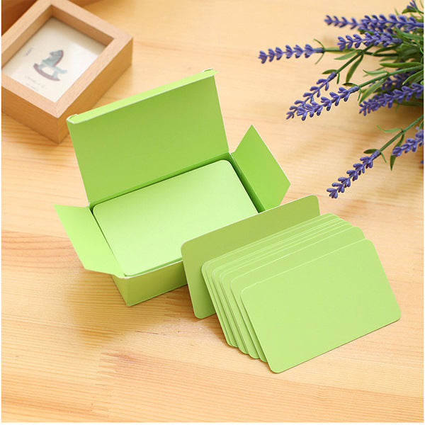 Image of colourful DIY doodle cards in a box