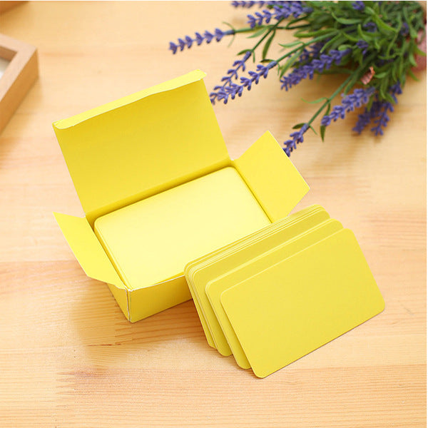 Rounded corner cards displayed in a neat stack