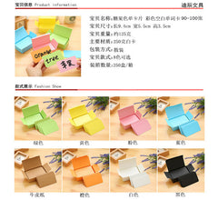 Cards in bright hues for creative projects