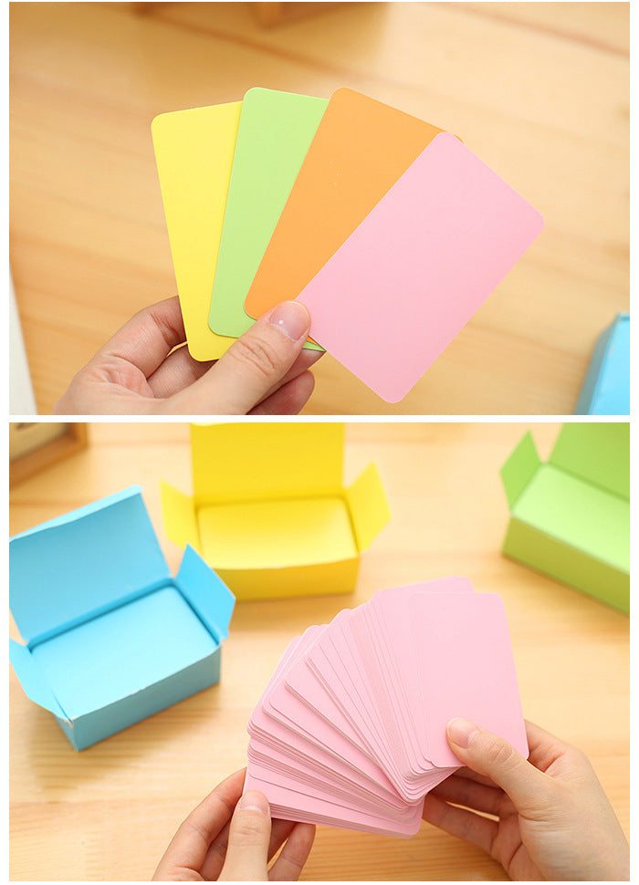 Stack of blank note cards ideal for sketches