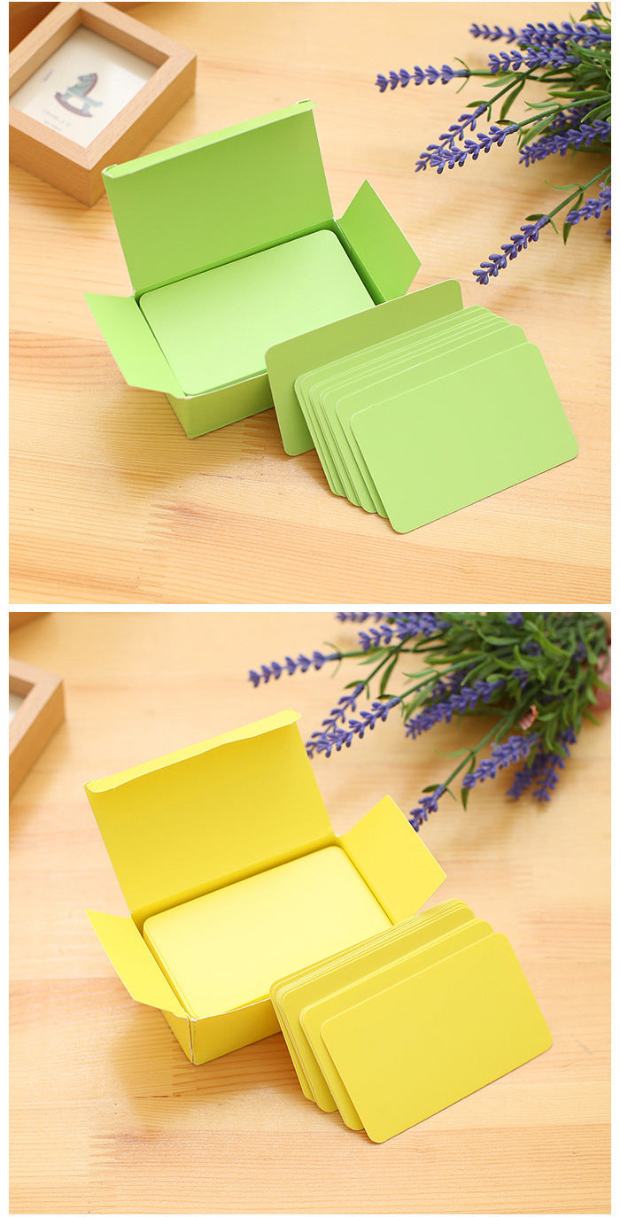Assorted colour DIY cards for gift tagging