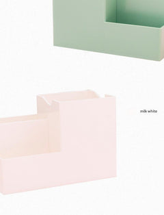 Compact Desk Organizer in mint green
