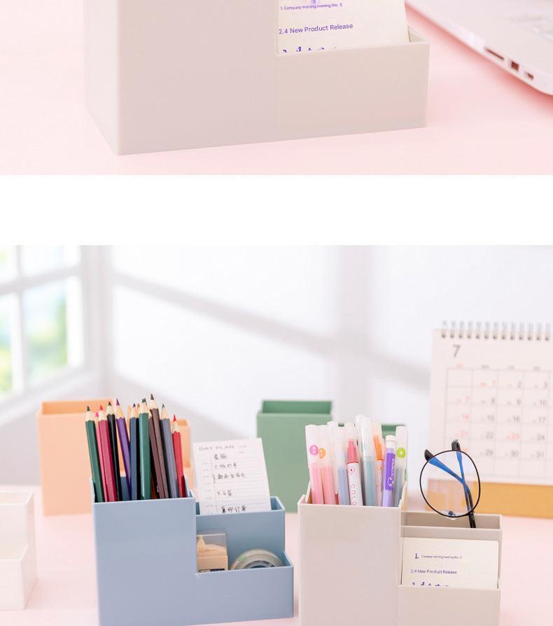 Close-up of geometric plastic storage organizer