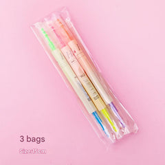 multicolour highlighters positioned for display