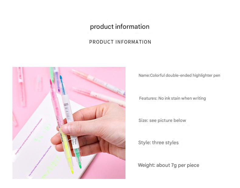 bright highlighter pen ready for use on a desk