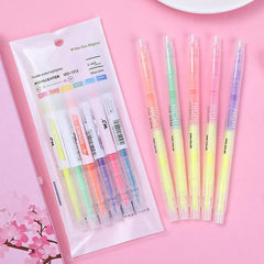 bright highlighter pen ready for use on a desk