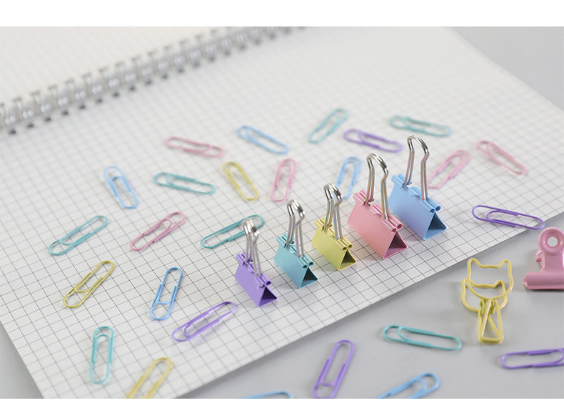 Metal binder clips for effective paper management