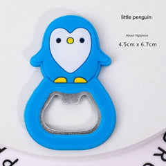 Image of cute animal fridge magnet bottle opener 1