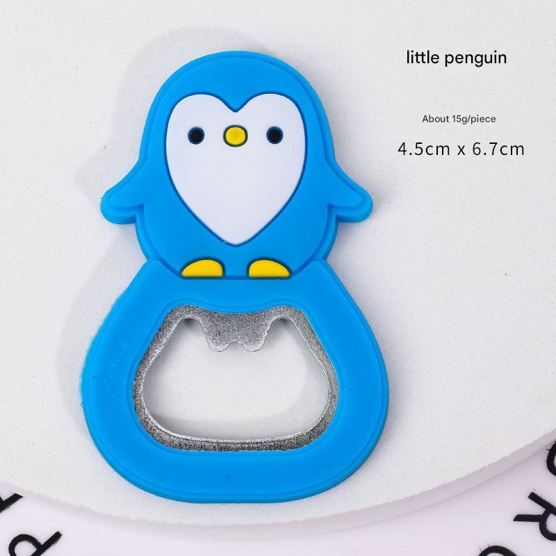Image of cute animal fridge magnet bottle opener 1
