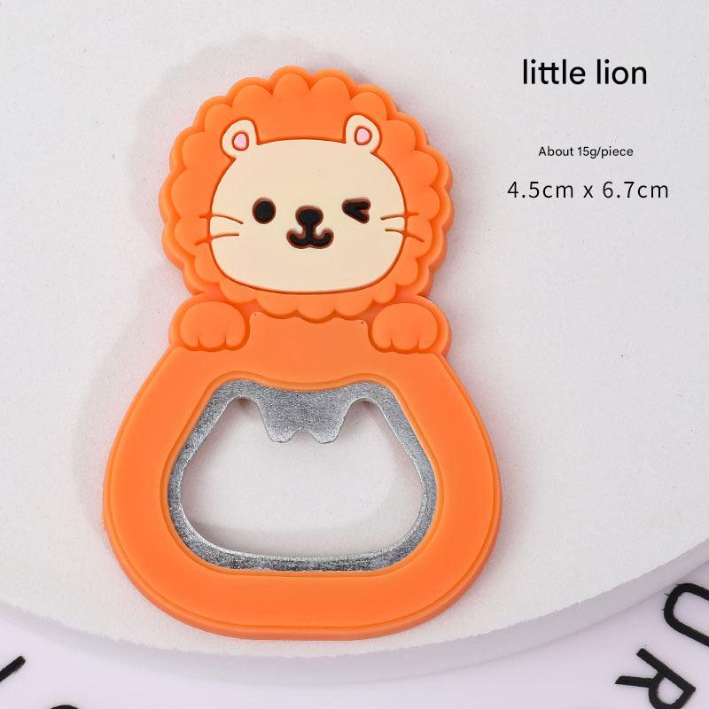 Image of cute animal fridge magnet bottle opener 2