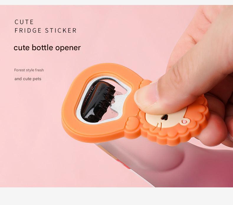 Image of cute animal fridge magnet bottle opener 4