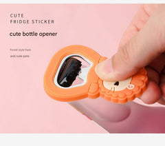 Image of cute animal fridge magnet bottle opener 4