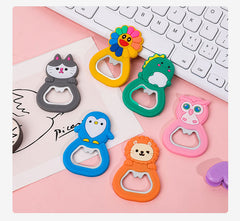 Image of cute animal fridge magnet bottle opener 4