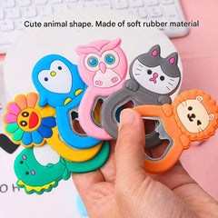 Image of cute animal fridge magnet bottle opener 2