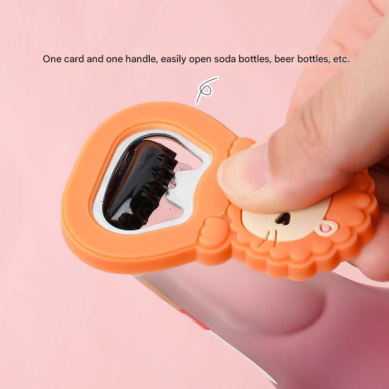 Image of cute animal fridge magnet bottle opener 3