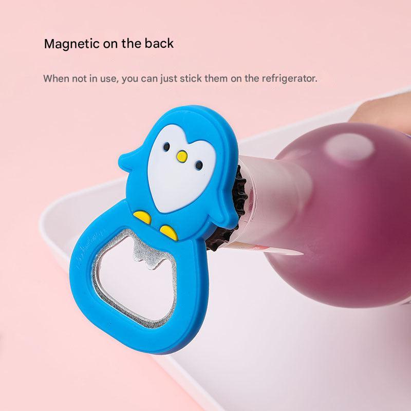 Image of cute animal fridge magnet bottle opener 4