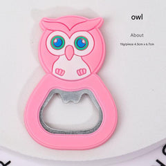 Image of cute animal fridge magnet bottle opener 7