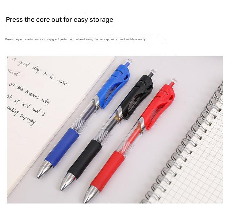 Durable plastic body of gel pen