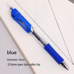 Retractable design of gel pen