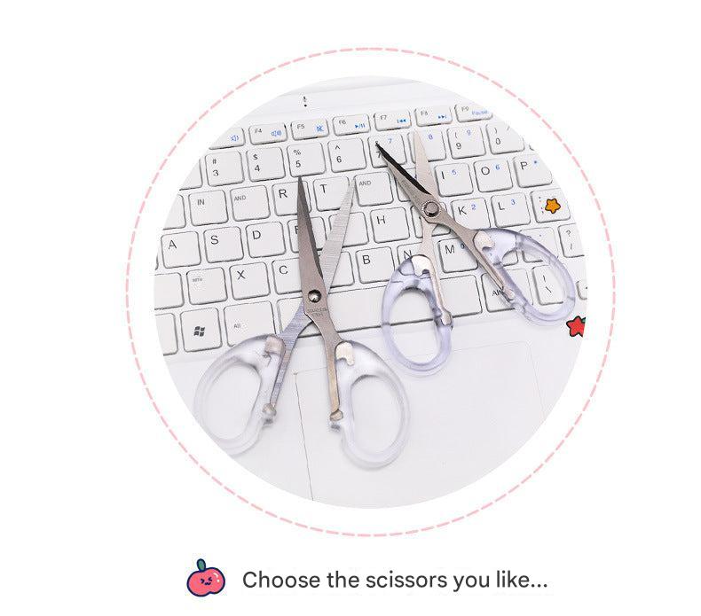 lightweight scissors for art projects on white background