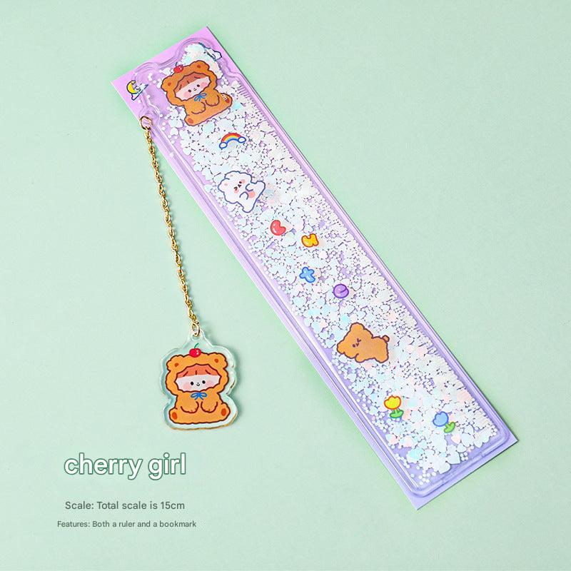 Various designs of cute rulers for drawing
