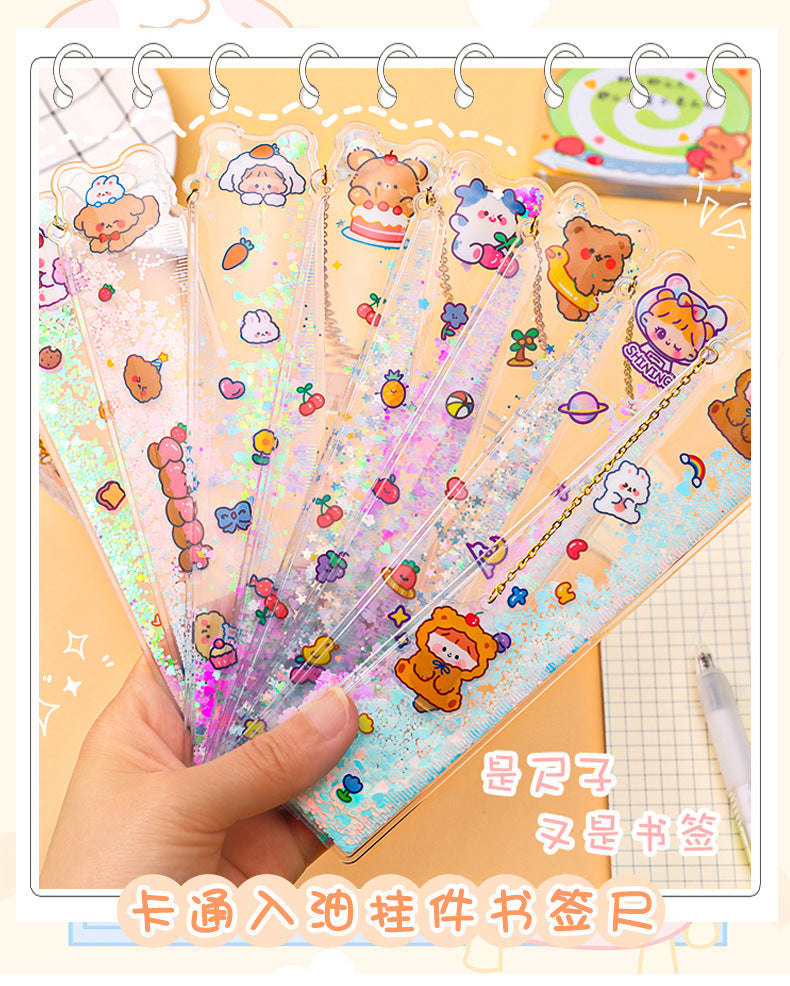 Cute ruler with fruit cow design for kids