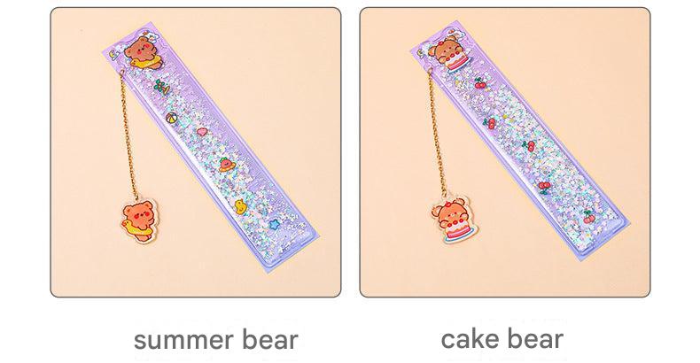 Multi-design cute rulers displayed together
