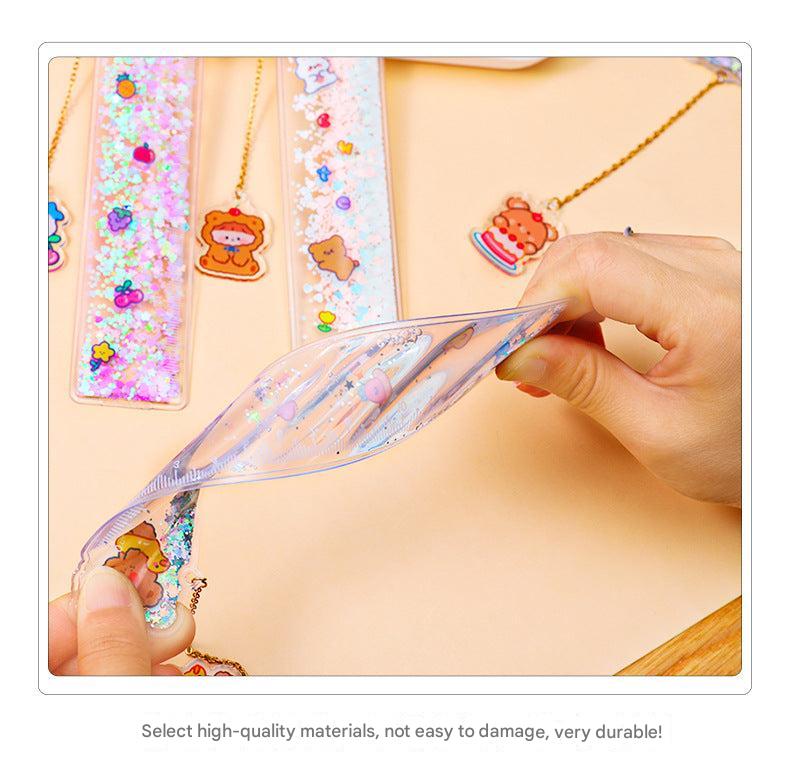 Cute ruler with fruit cow design for kids